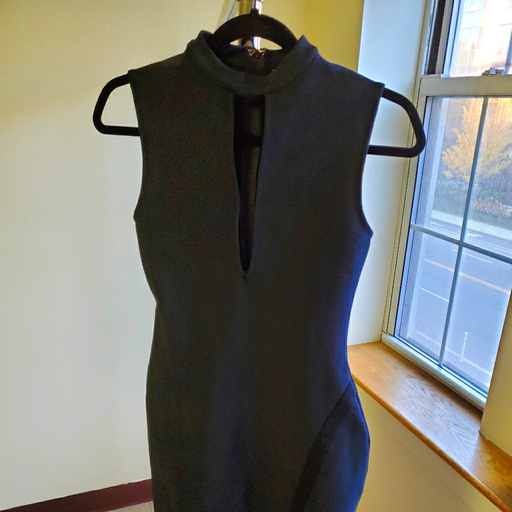 Black mini dress